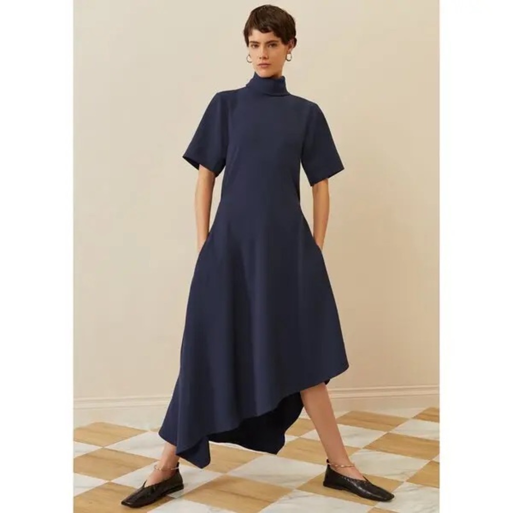 G. Label By GOOP Ren Asymmetrical-Hem Dress - sz 6